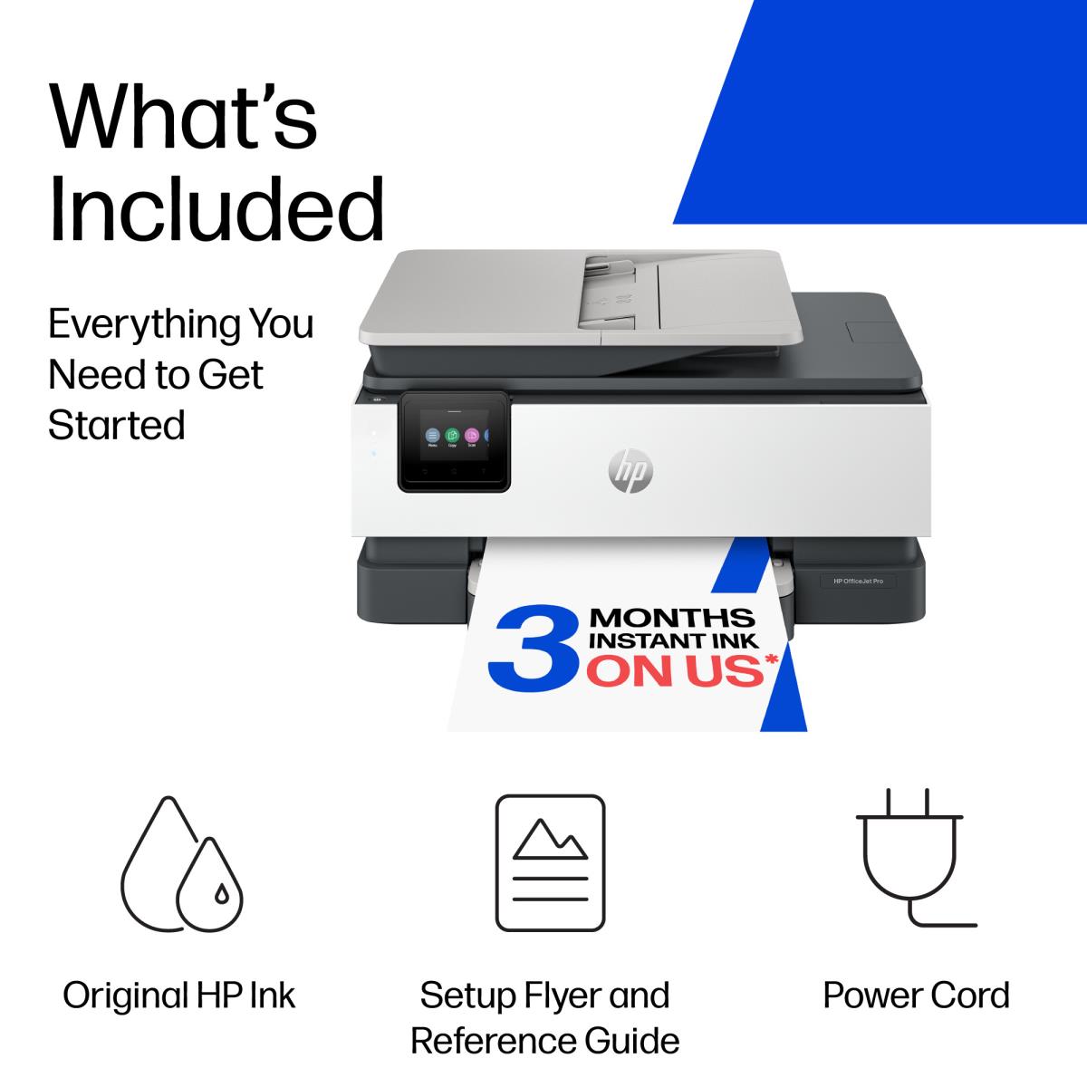 OfficeJet Pro 8125e - Color All-in-One Printer - Inkjet - A4 - USB / Ethernet / Wi-Fi