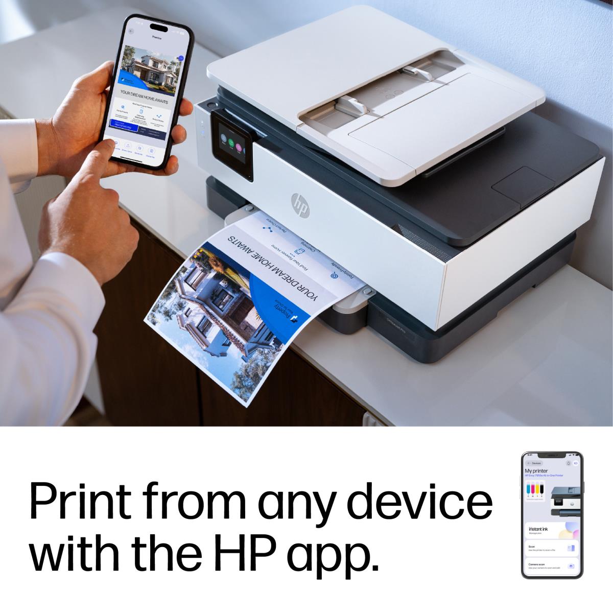 OfficeJet Pro 8124e - Color All-in-One Printer - Inkjet - A4 - USB / Ethernet / Wi-Fi