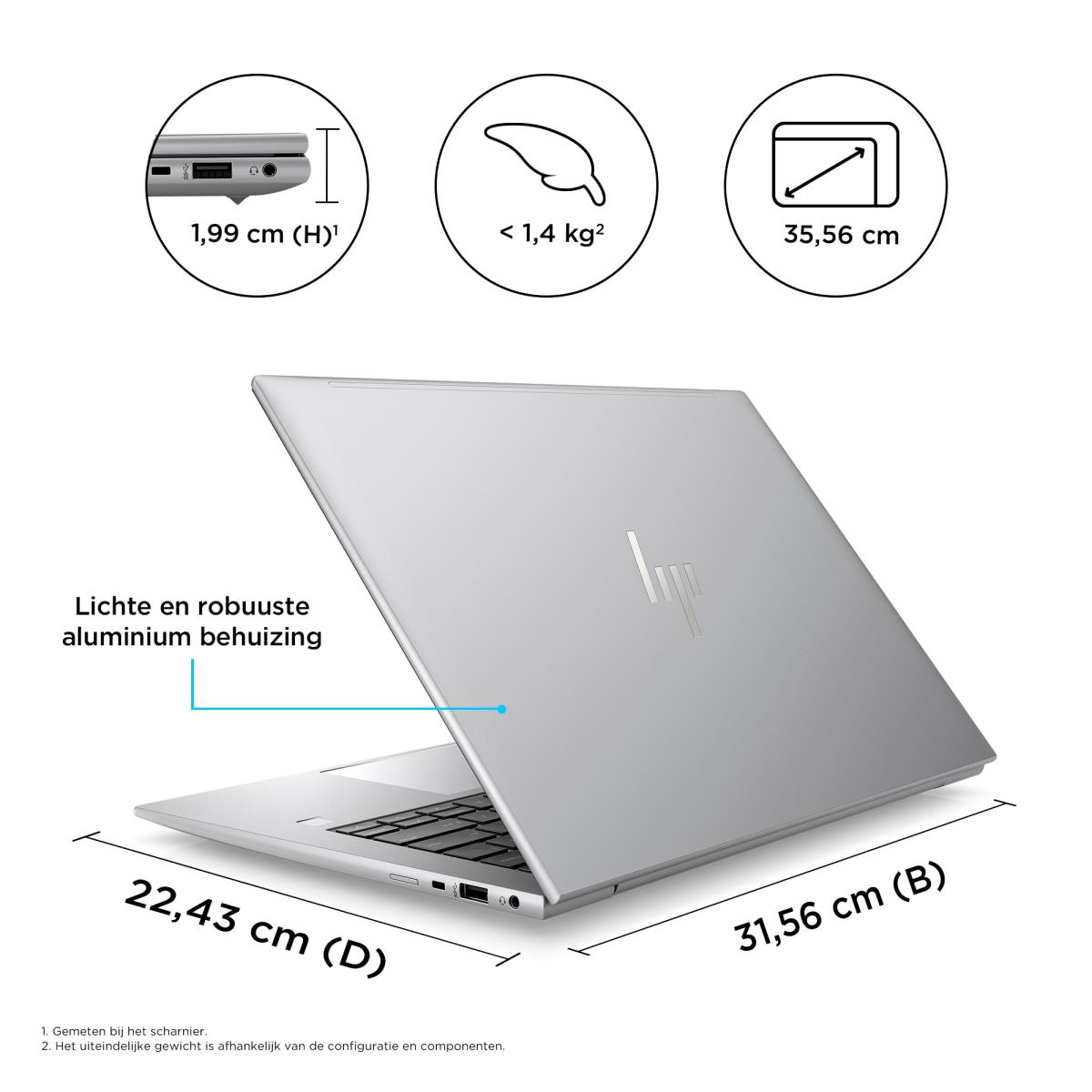 ZBook Firefly 14 G10 - 14in - R7 7840HS - 32GB RAM - 1TB SSD - Win11 Pro - Azerty Belgian