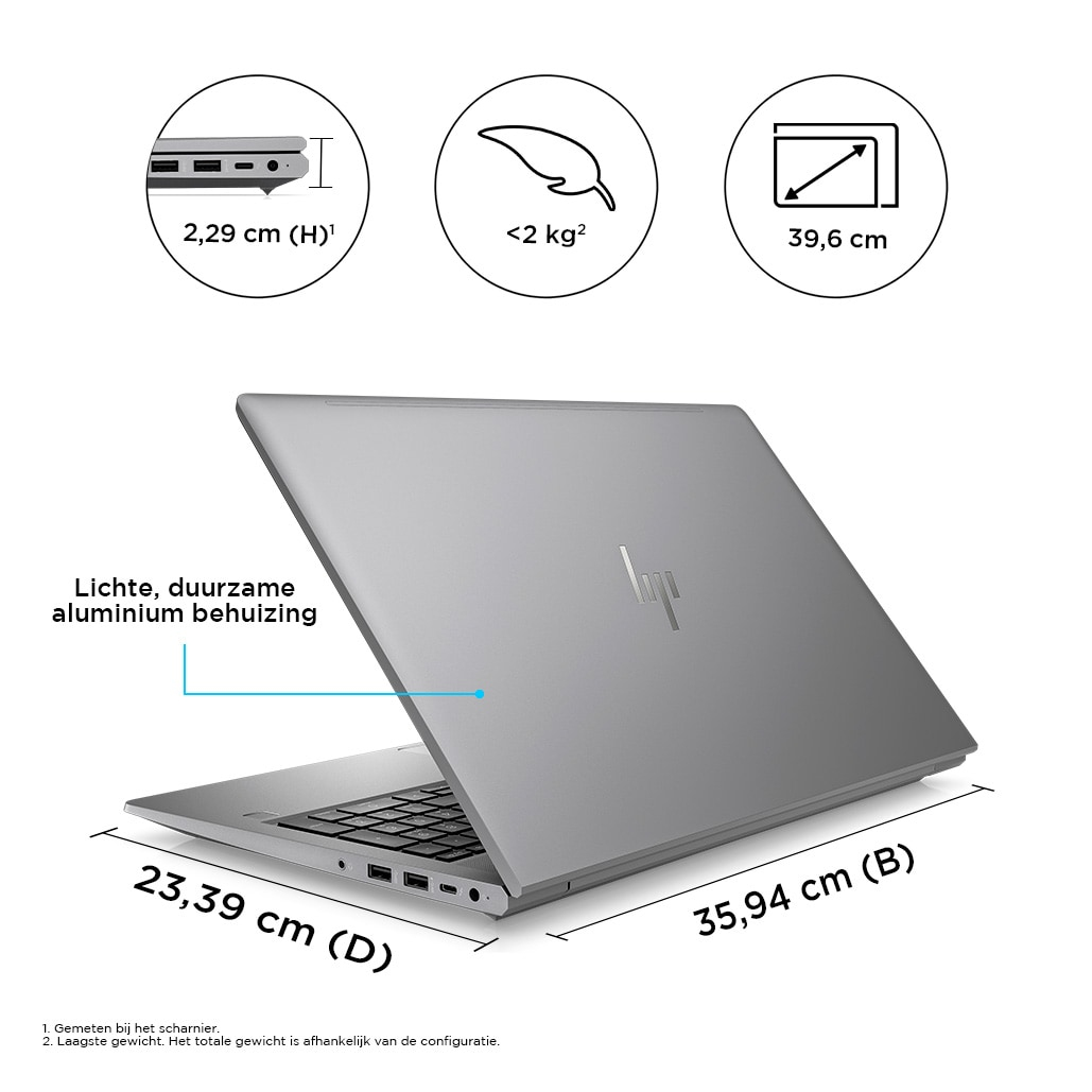 ZBook Power G10 - 15.6in - i5 13500H - 16GB RAM - 512GB SSD - RTX A500 4GB - Win11 Pro - Qwerty US/Int'l