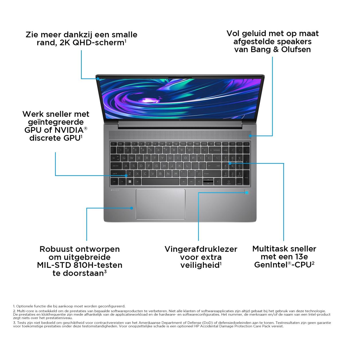 ZBook Power G10 - 15.6in - i5 13500H - 16GB RAM - 512GB SSD - RTX A500 4GB - Win11 Pro - Qwerty US/Int'l