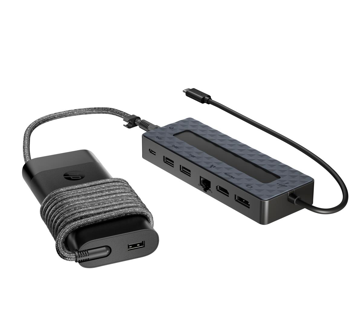 Universal Laptop Charger w/ USB-C Hub Combo