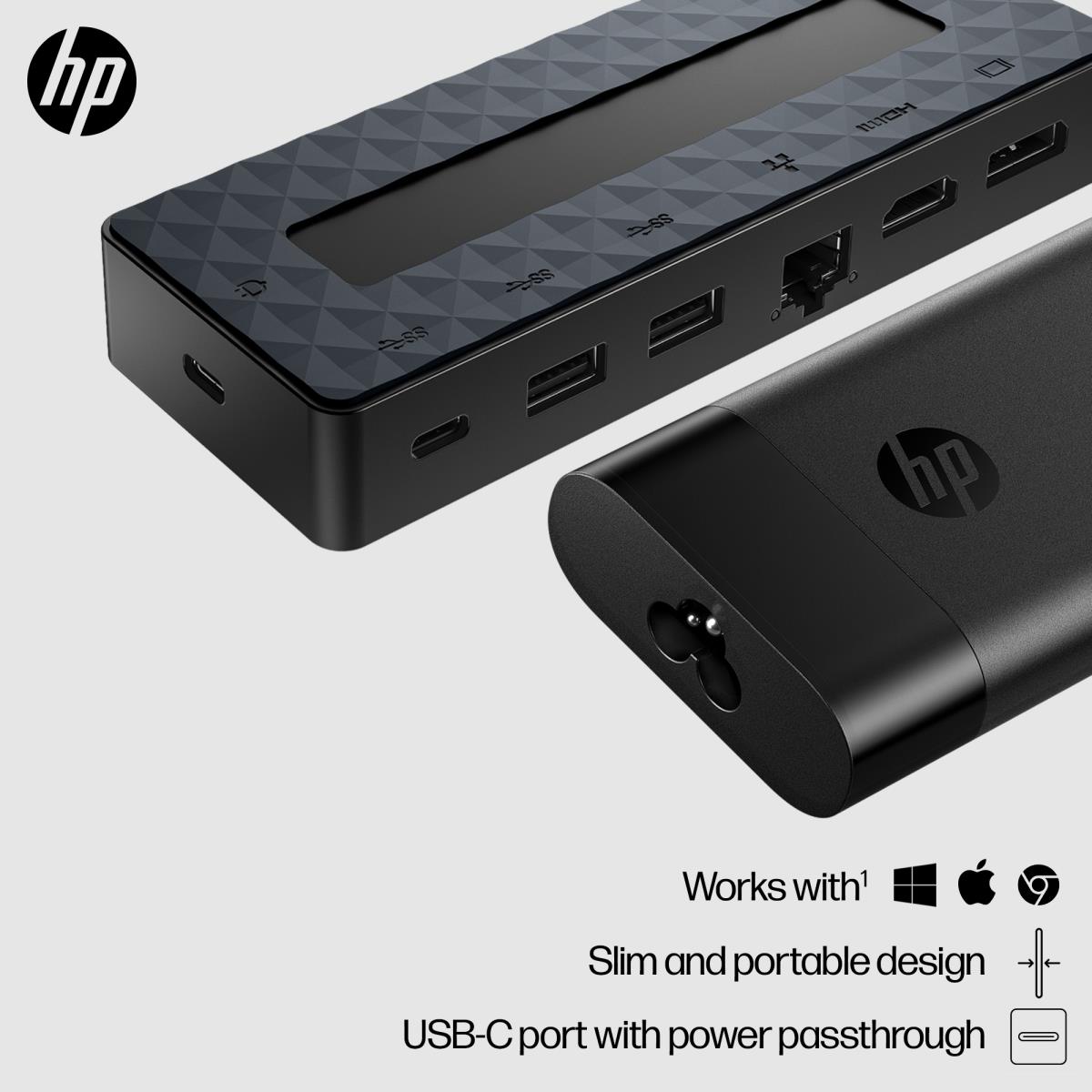 Universal Laptop Charger w/ USB-C Hub Combo