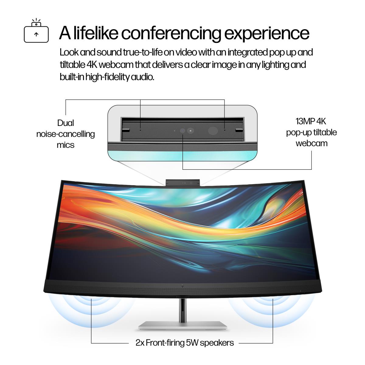 Curved Conferencing Monitor - Series 7 Pro 740pm - 40in - 5120x2160 (WUHD) - IPS