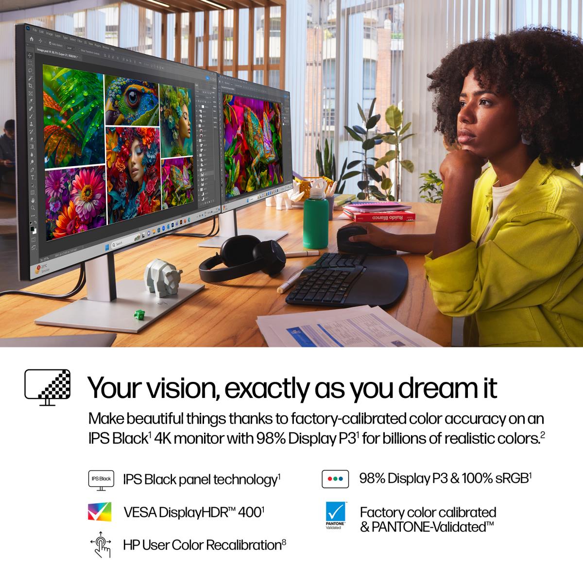 Desktop Monitor w/Thunderbolt 4 - Series 7 Pro 727pk - 27in - 3840x2160 (4K UHD) - IPS
