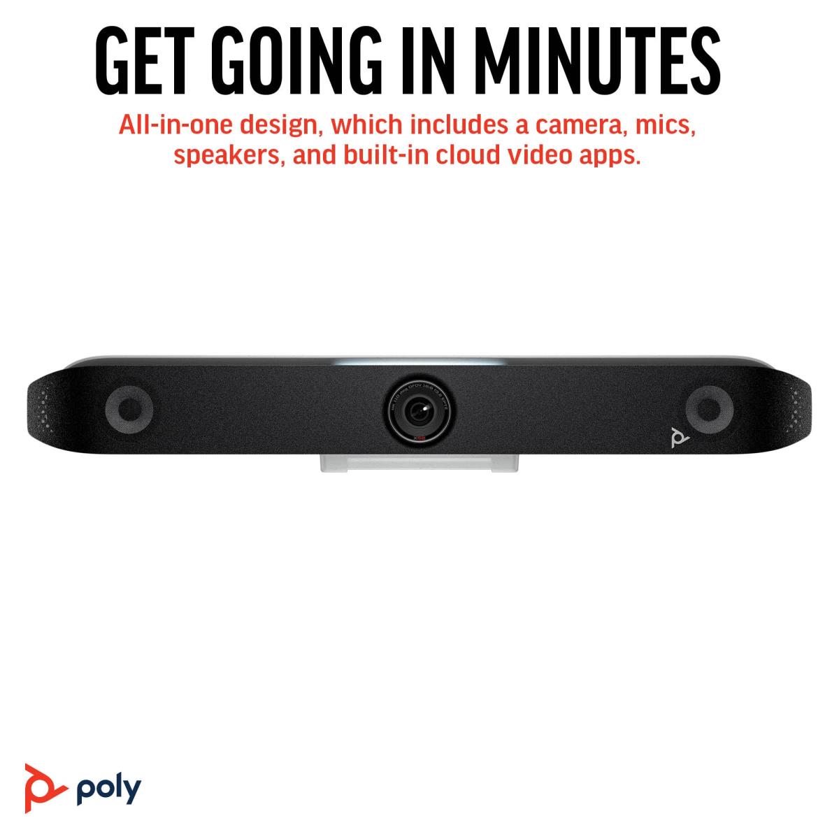 Poly Studio X52 All-In-One Video Bar - UK
