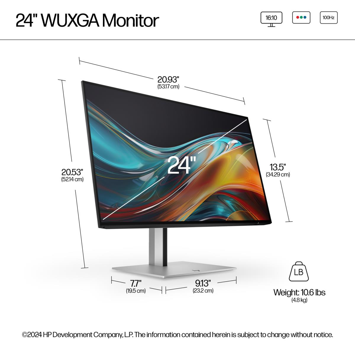 Desktop Monitor - Series 7 Pro 724pn - 24in - 1920x1200 (WUXGA)