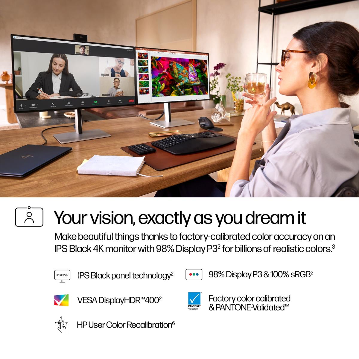 Conferencing Monitor - Series 7 Pro 727pm - 27in - 3840x2160 (4K UHD) - IPS