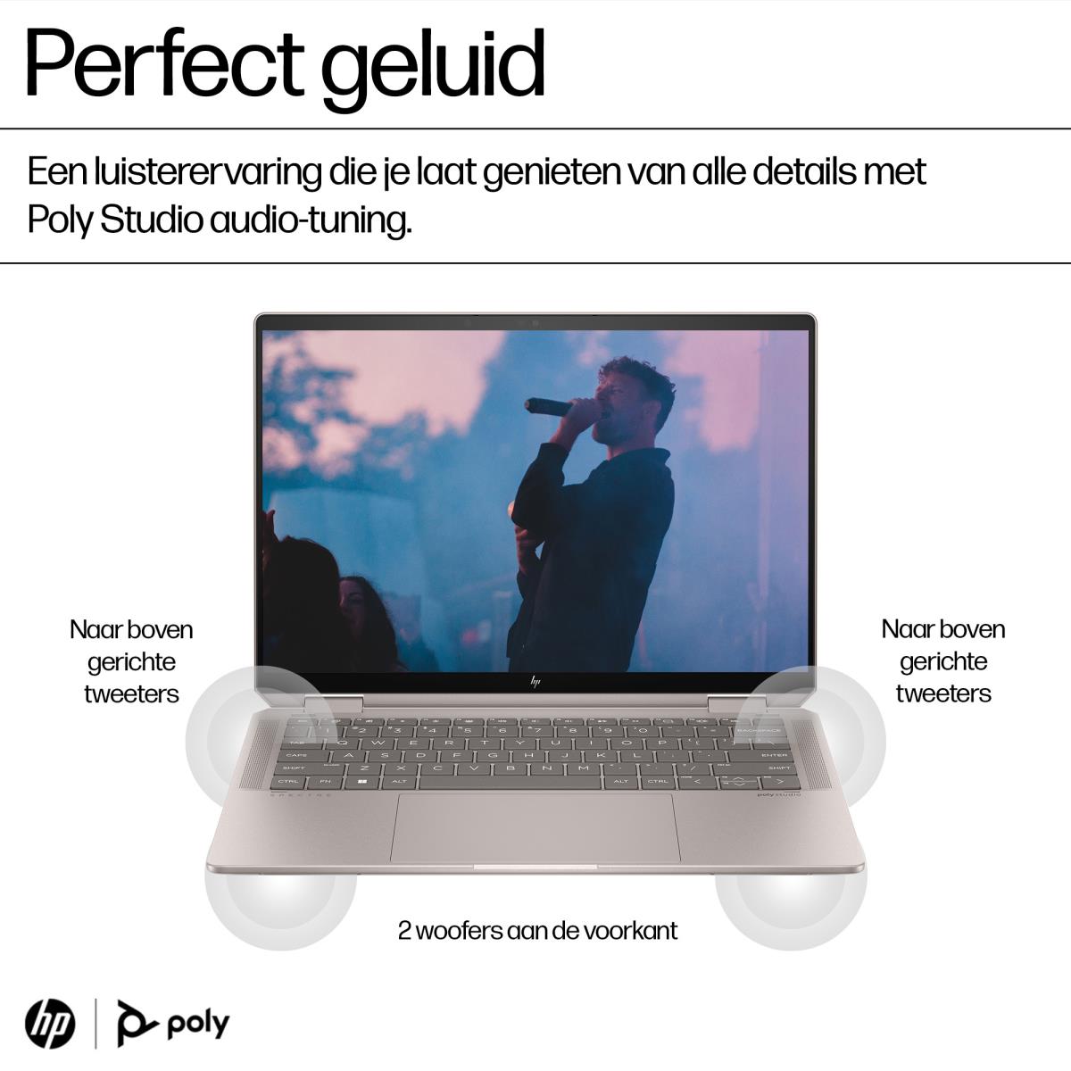 Spectre x360 14-eu0635nd - Core Ultra 7 155H - 16GB RAM - 1TB SSD - Win11 Home - Qwerty US/Int'l