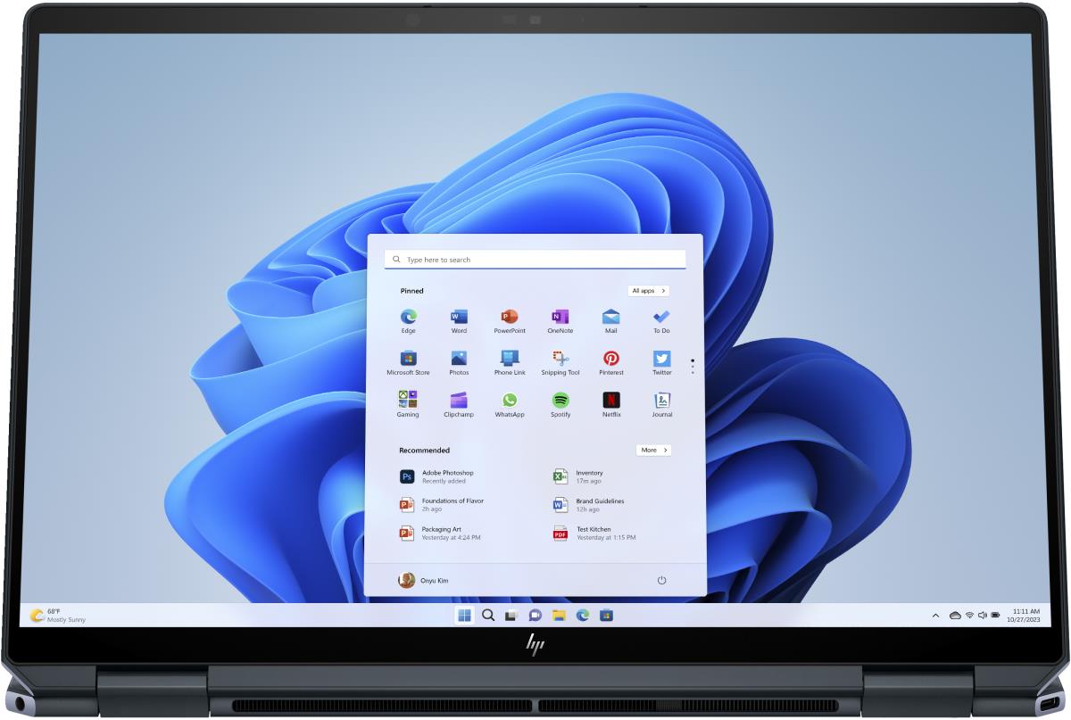 Spectre x360 14-eu0635nd - Core Ultra 7 155H - 16GB RAM - 1TB SSD - Win11 Home - Qwerty US/Int'l