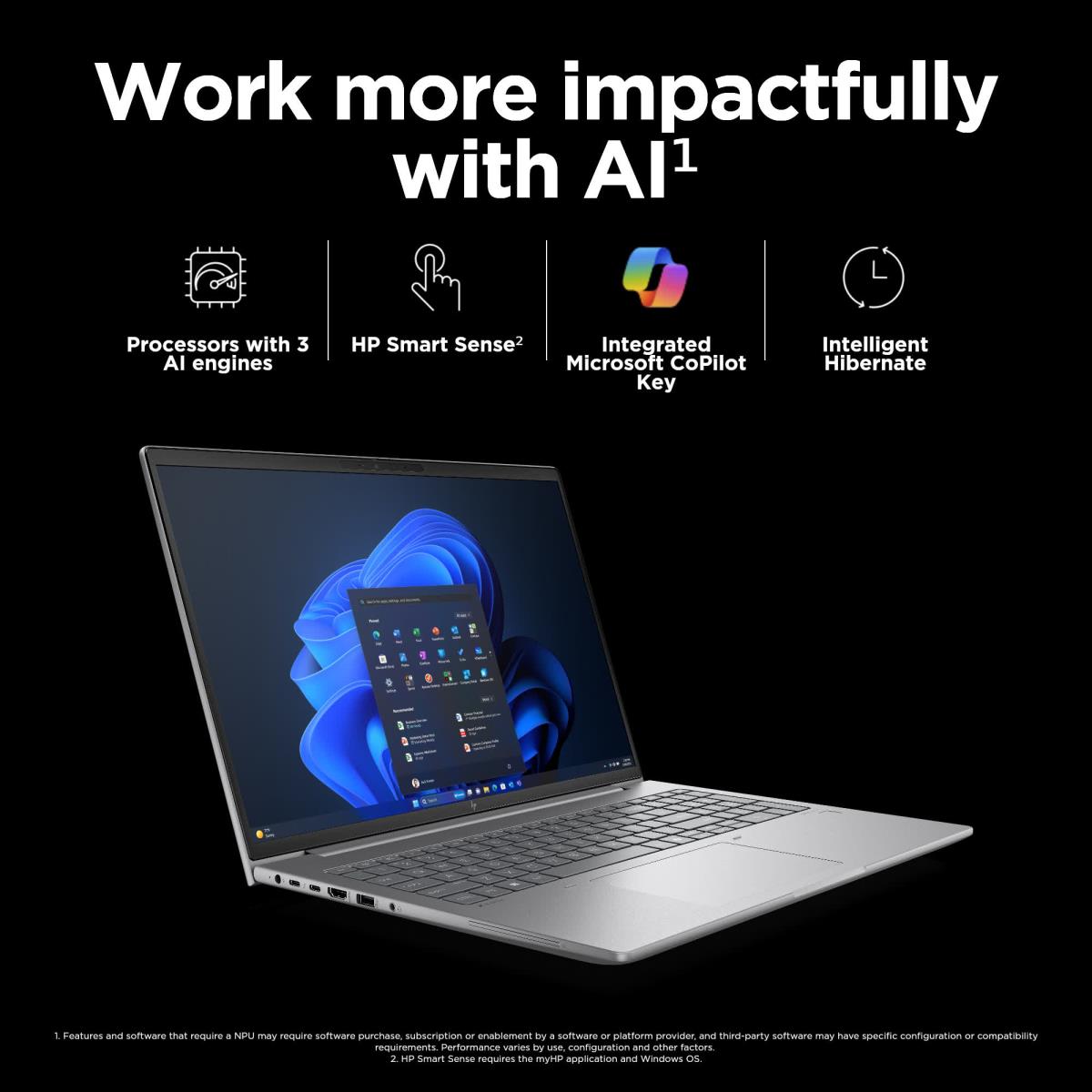 ZBook Power G11 - 16in - R7 8845HS - 32GB RAM - 1TB SSD - RTX 1000 6GB - Win11 Pro - Azerty Belgian
