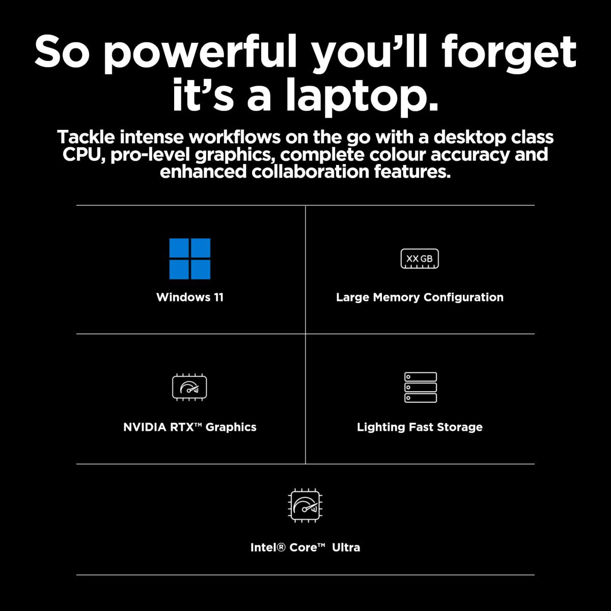 ZBook Fury 16 G11 - 16in - i7 13850HX - 32GB RAM - 1TB SSD - RTX 3500 12GB - Win11 Pro - Azerty Belgian
