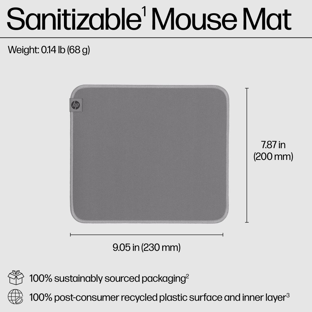HP 105 Sanitizable Mouse Pad