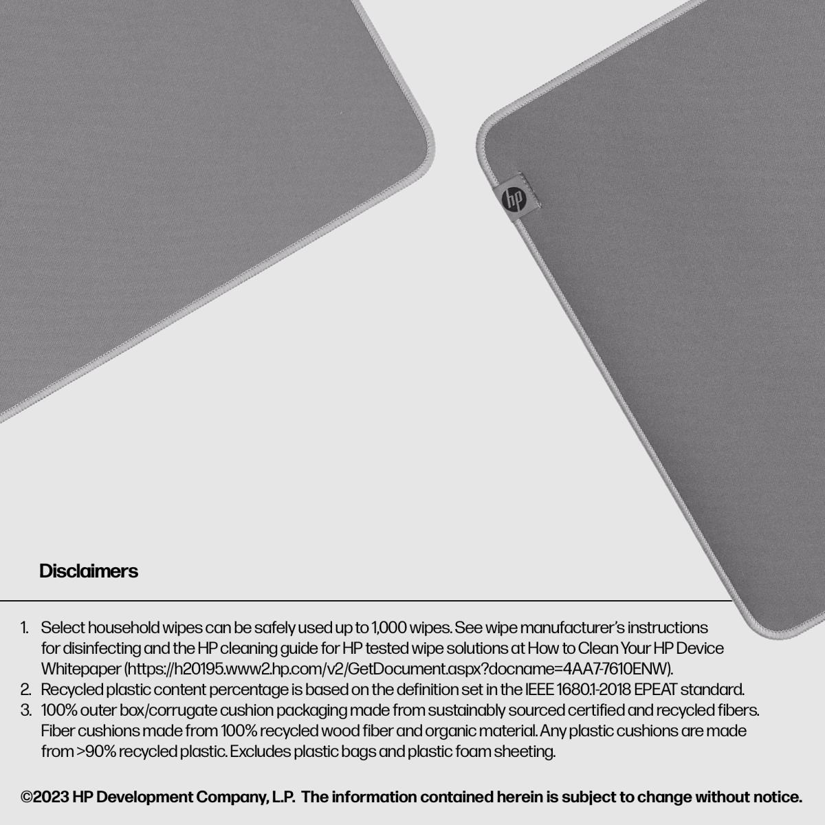 HP 205 Sanitizable Desk Mat