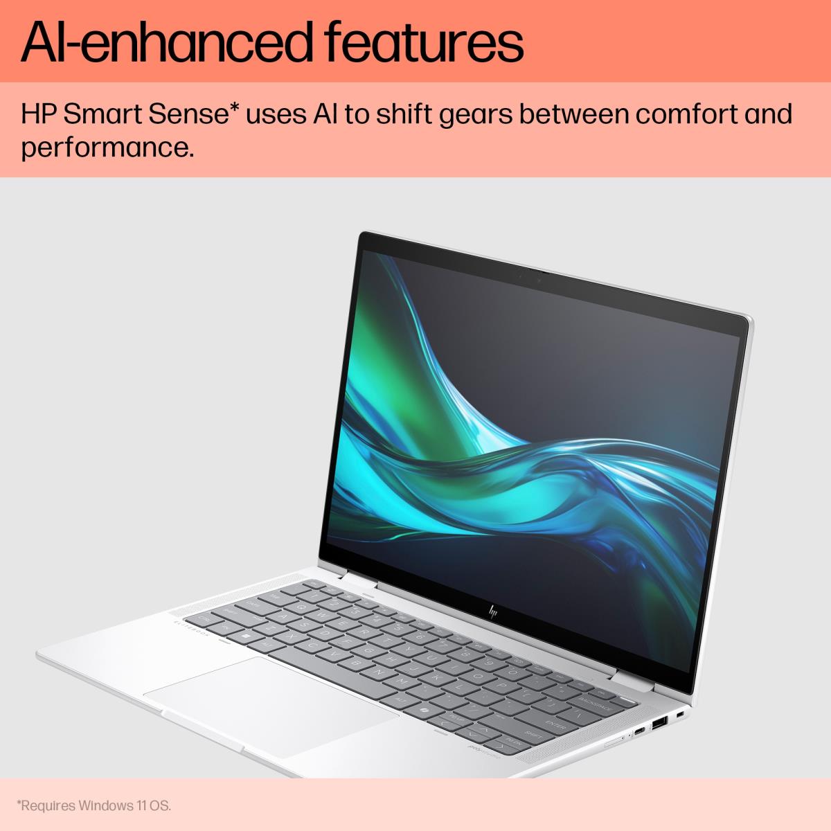 Elite x360 1040 G11 - 14in - Core Ultra 5 125H - 16GB RAM - 512GB SSD - Win11 Pro - Qwerty US/Int'l