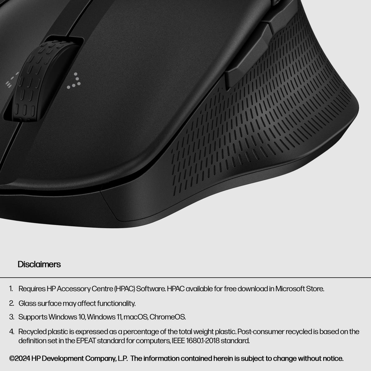 Wireless Comfort Dual-Mode Mouse - 685 - Black