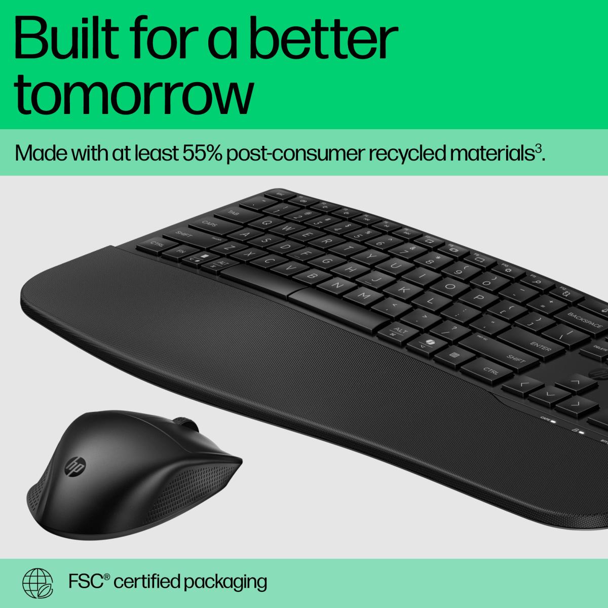 Comfort Dual-Mode Keyboard and Mouse Combo 680 - Azerty Belgian