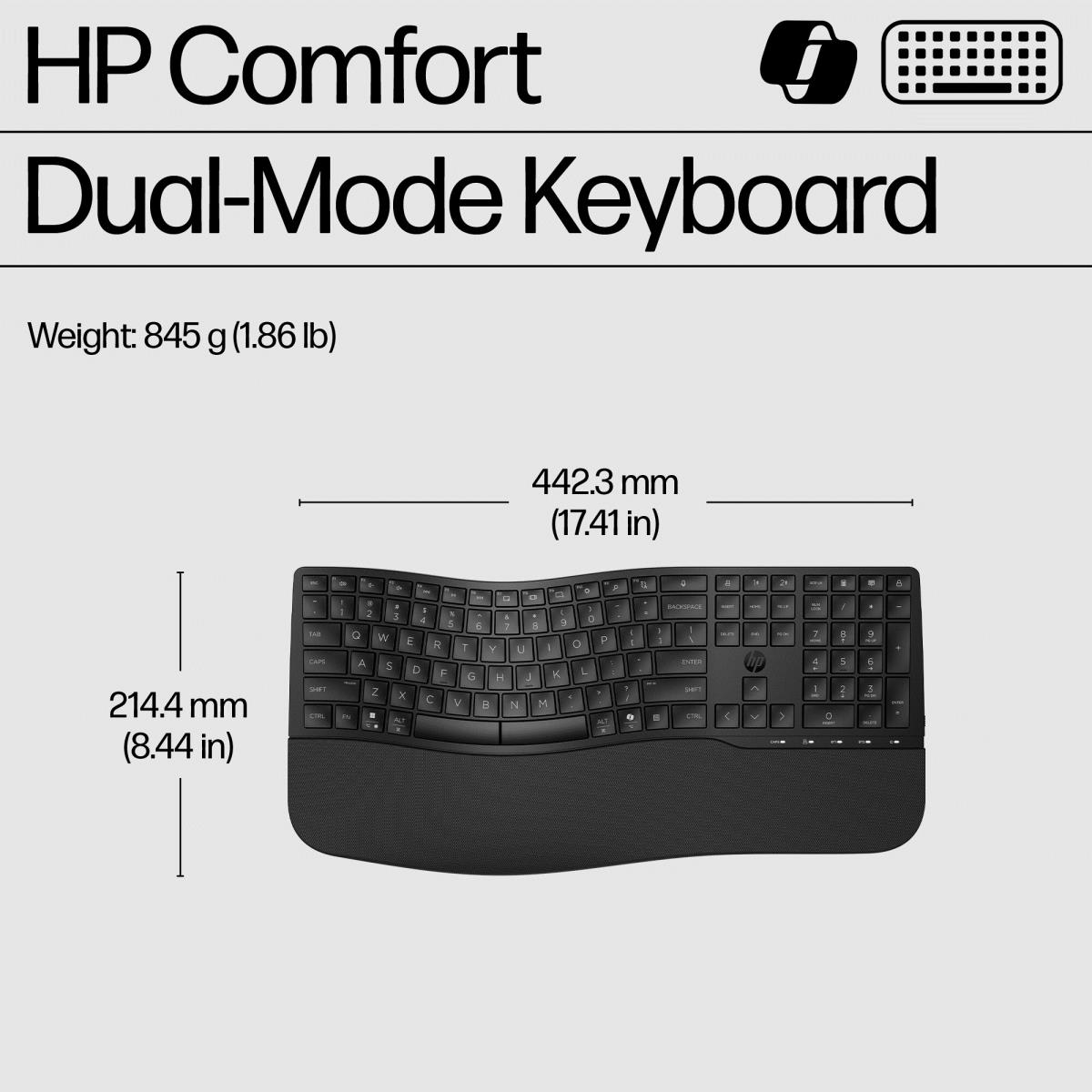 Comfort Dual-Mode Keyboard 680 - Azerty Belgian