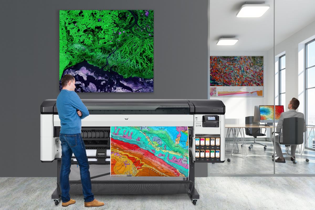 DesignJet Z9+ Pro - Color Printer - Inkjet - 64in - Ethernet