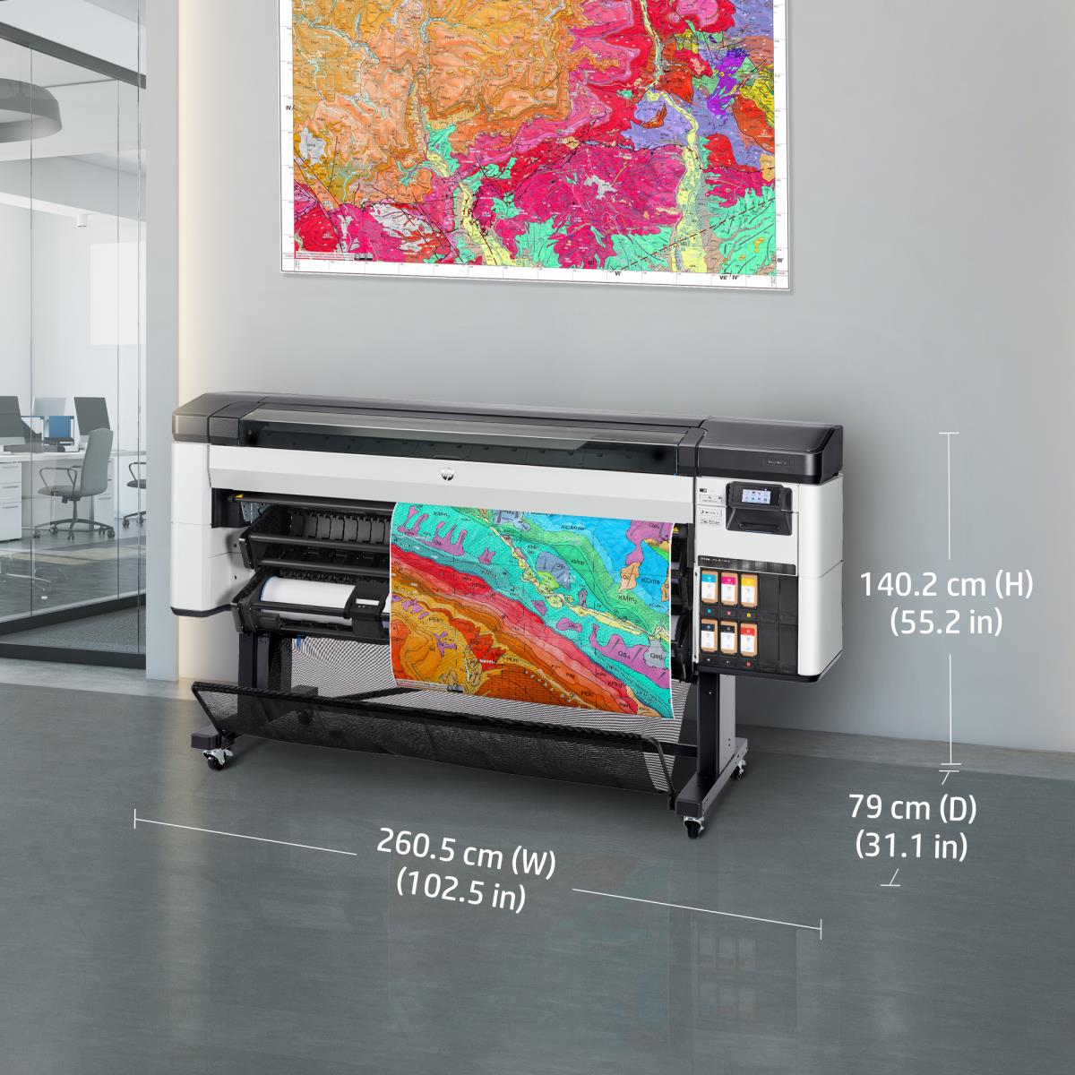 DesignJet Z6 Pro - Color Printer - Inkjet - 64in - Ethernet