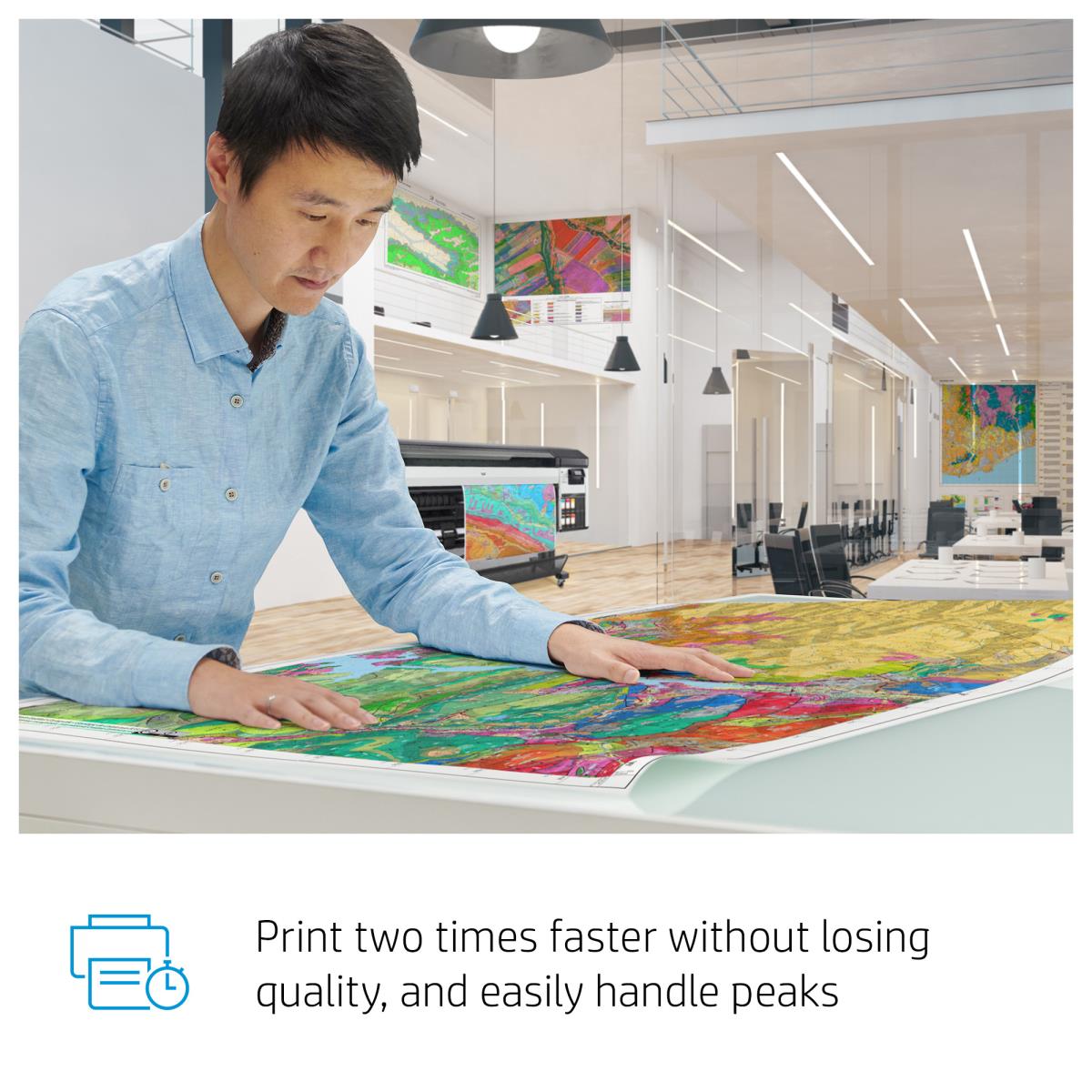 DesignJet Z6 Pro - Color Printer - Inkjet - 64in - Ethernet