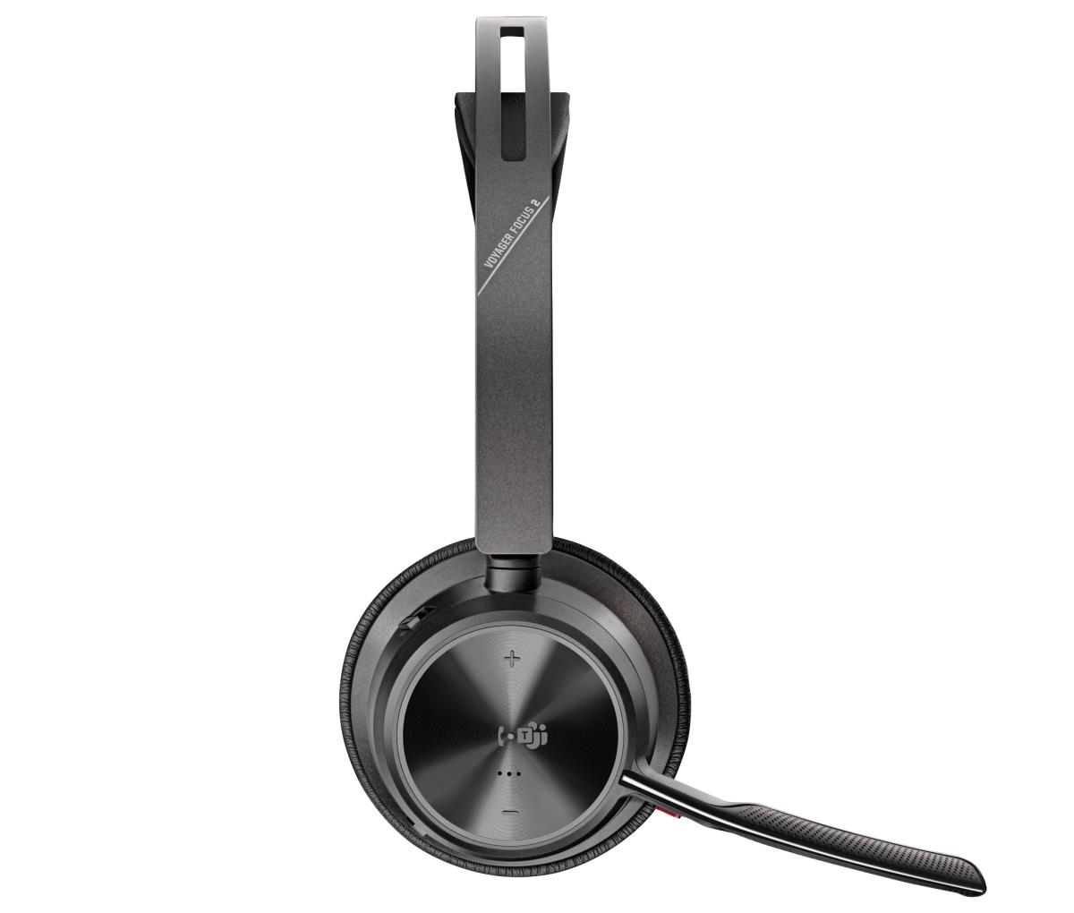Headset Voyager Focus 2 Microsoft - Stereo - Bluetooth/USB-C - USB-C/A Adapter