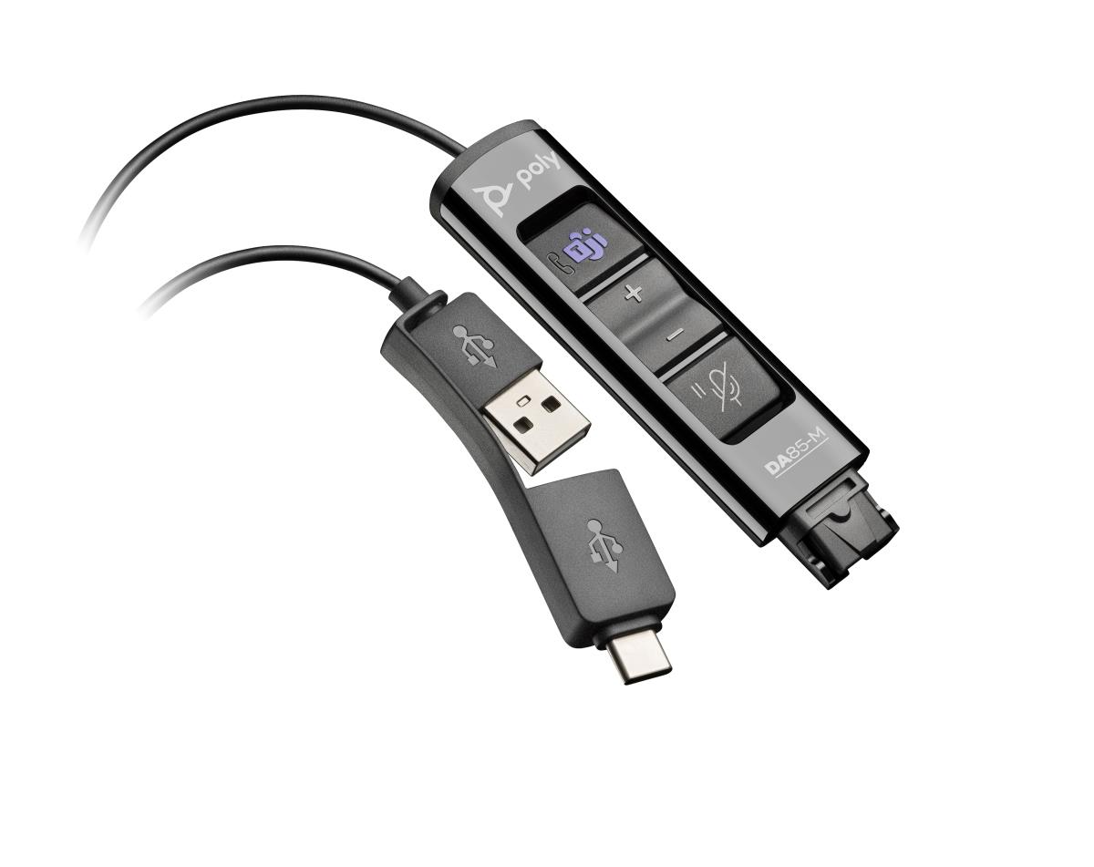 Da85-m Teams Certified USB To QD Smart Digital Headset Adaptor With Controls