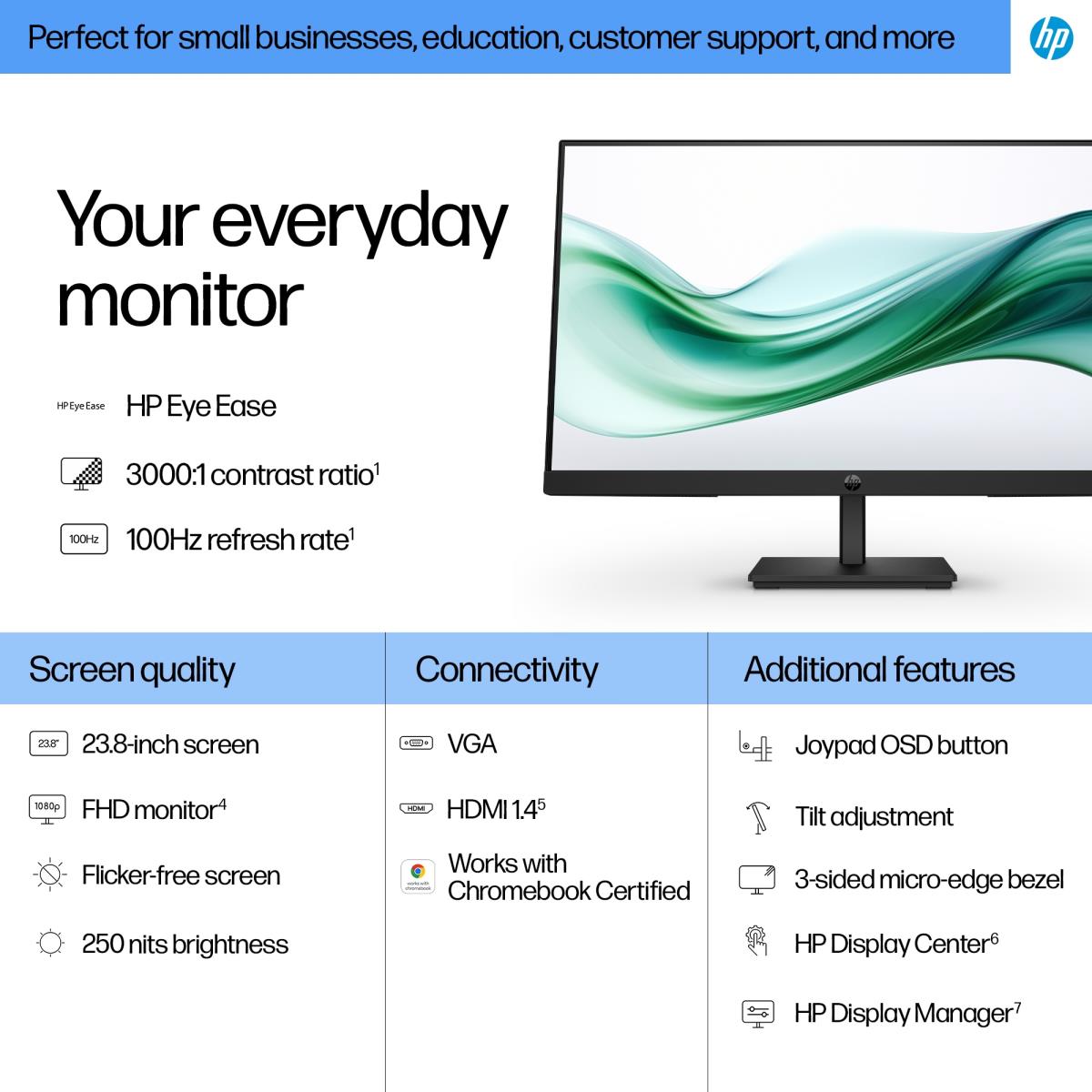 Desktop Monitor - Series 3 Pro 324pv - 24in - 1920x1080 (FHD)