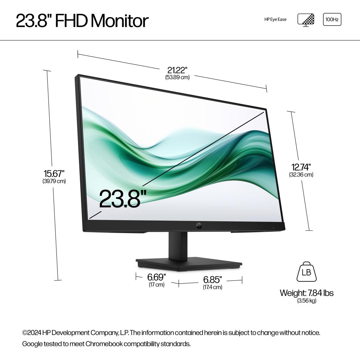 Desktop Monitor - Series 3 Pro 324pv - 24in - 1920x1080 (FHD)