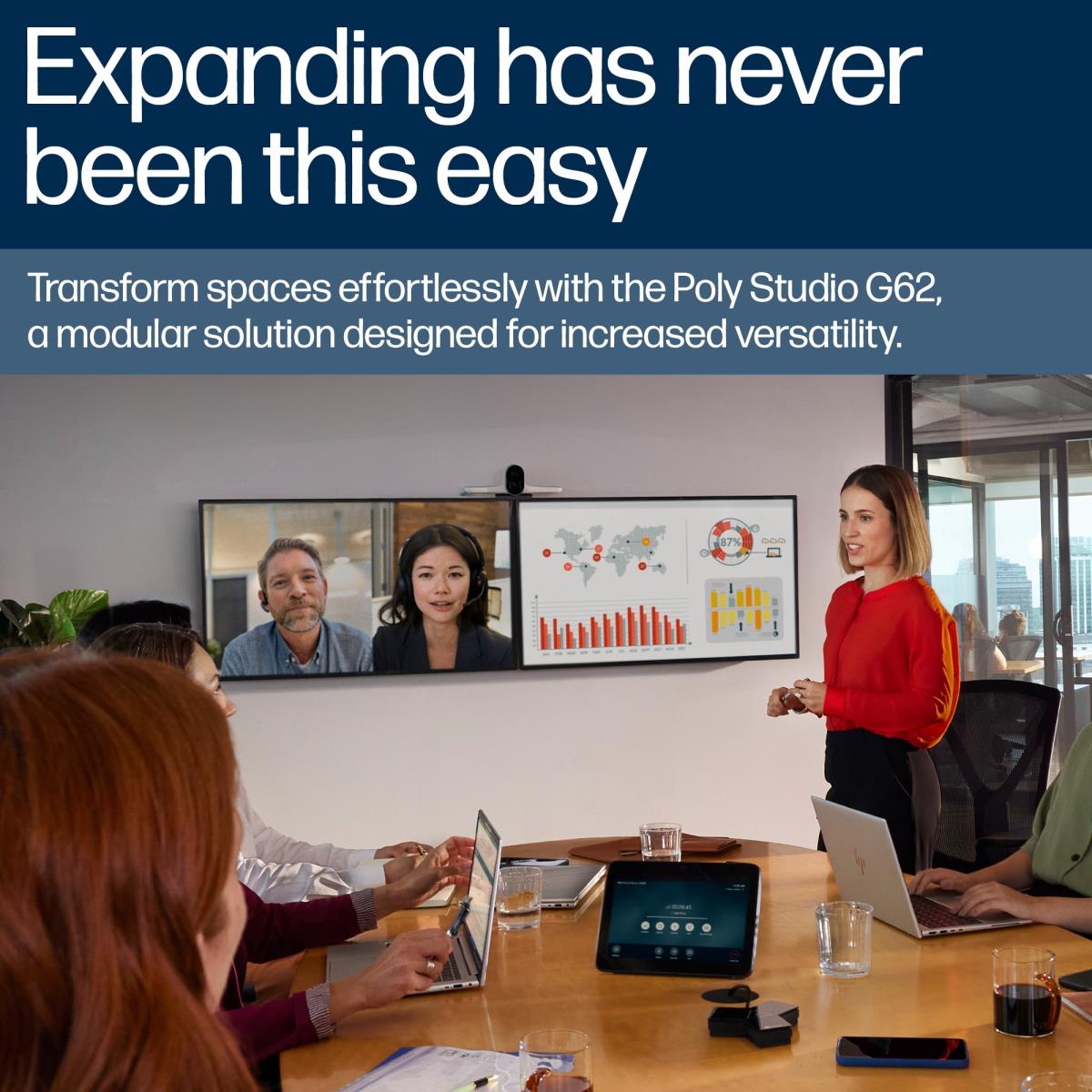 Poly Studio G62 Video Conferencing System