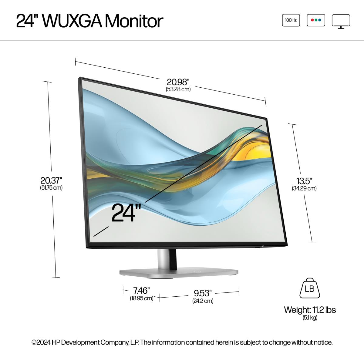Desktop Monitor - Series 5 Pro 524pn - 24in - 1920x1200 (WUXGA) - IPS