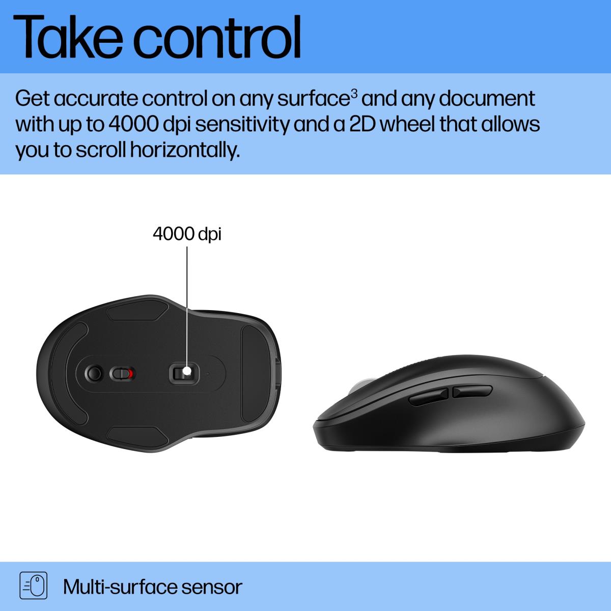 Wireless Ultra-Fast Rechargeable Mouse - 510 - Black