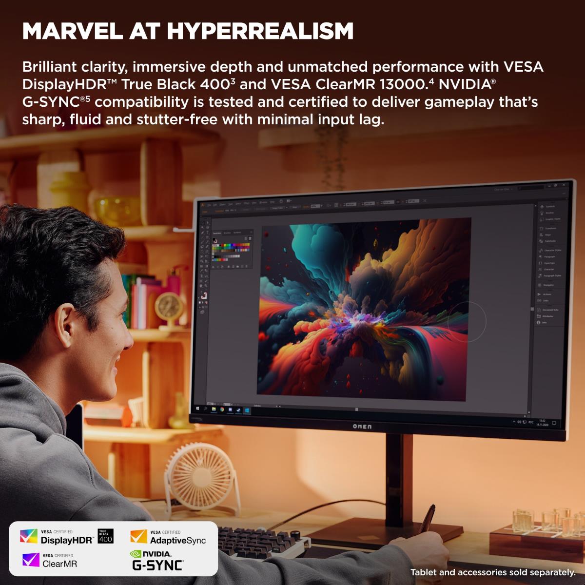 Gaming Monitor - OMEN Transcend 32 - 32in OLED - 3840x2160 (4K UHD)