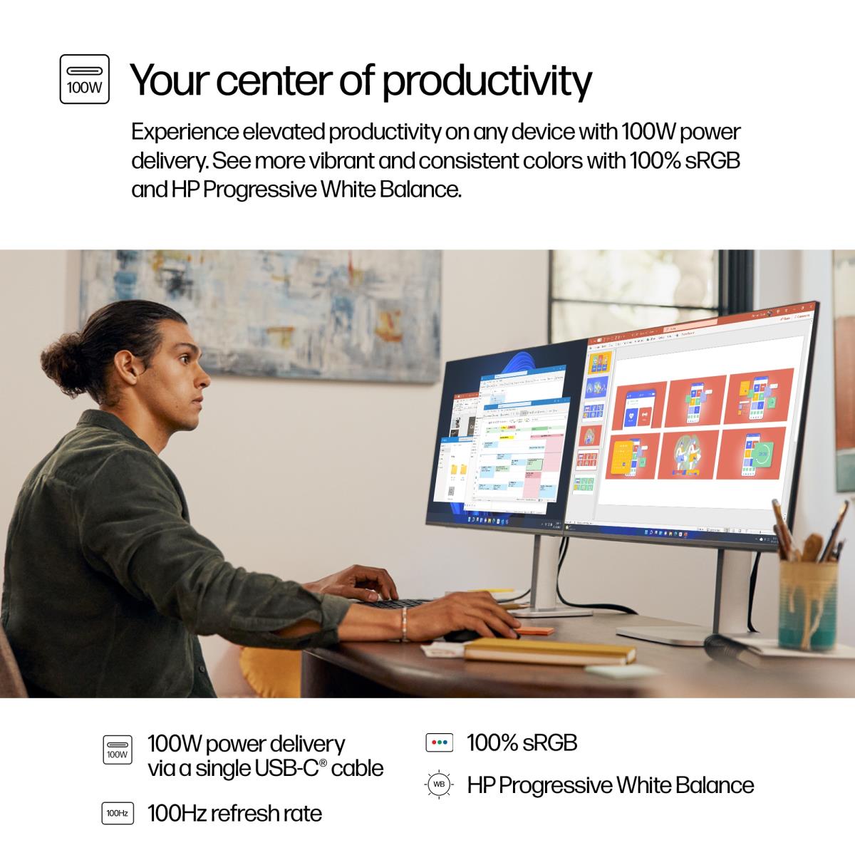 Desktop USB-C Monitor - Series 5 Pro 527pu - 27in - 2560x1440 (QHD)