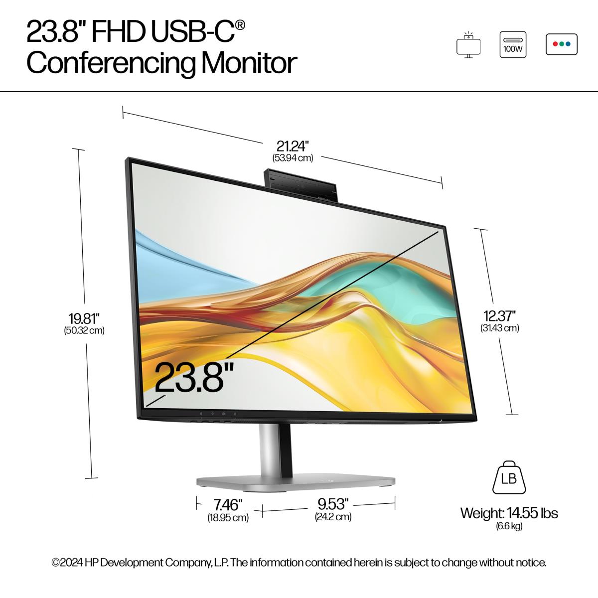 Conferencing Monitor - Series 5 Pro 524pm - 24in - 920x1080 (FHD)