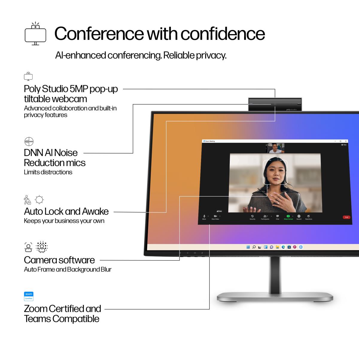 Conferencing Monitor - Series 5 Pro 524pm - 24in - 920x1080 (FHD)