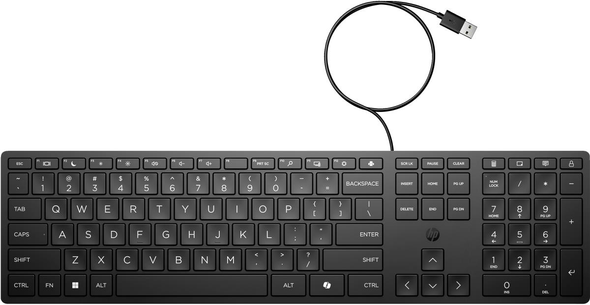 Wired Desktop 320K Keyboard - Qwerty int'l