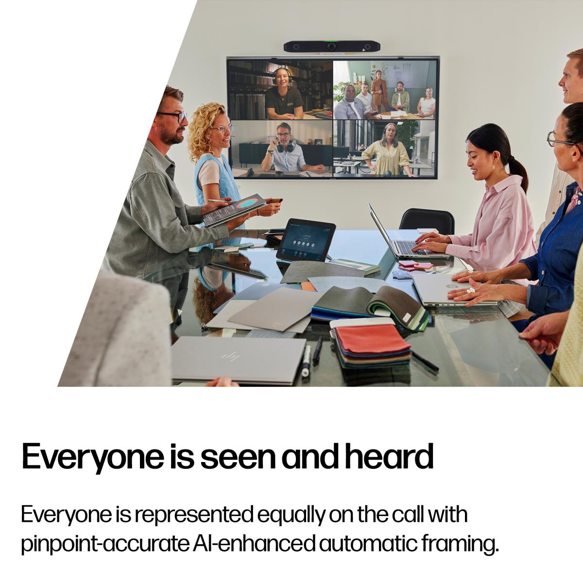 Poly Studio X52 All-In-One Video Bar No Power Cord GSA/TAA