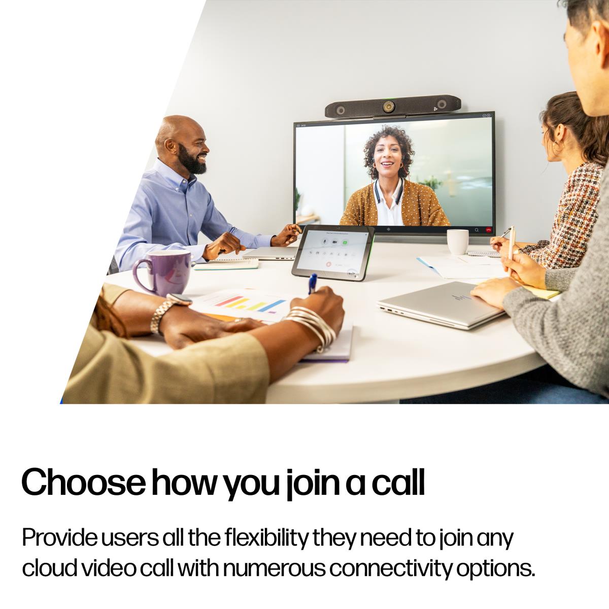 Poly Studio X52 All-In-One Video Bar No Radio or Power Cord GSA/TAA