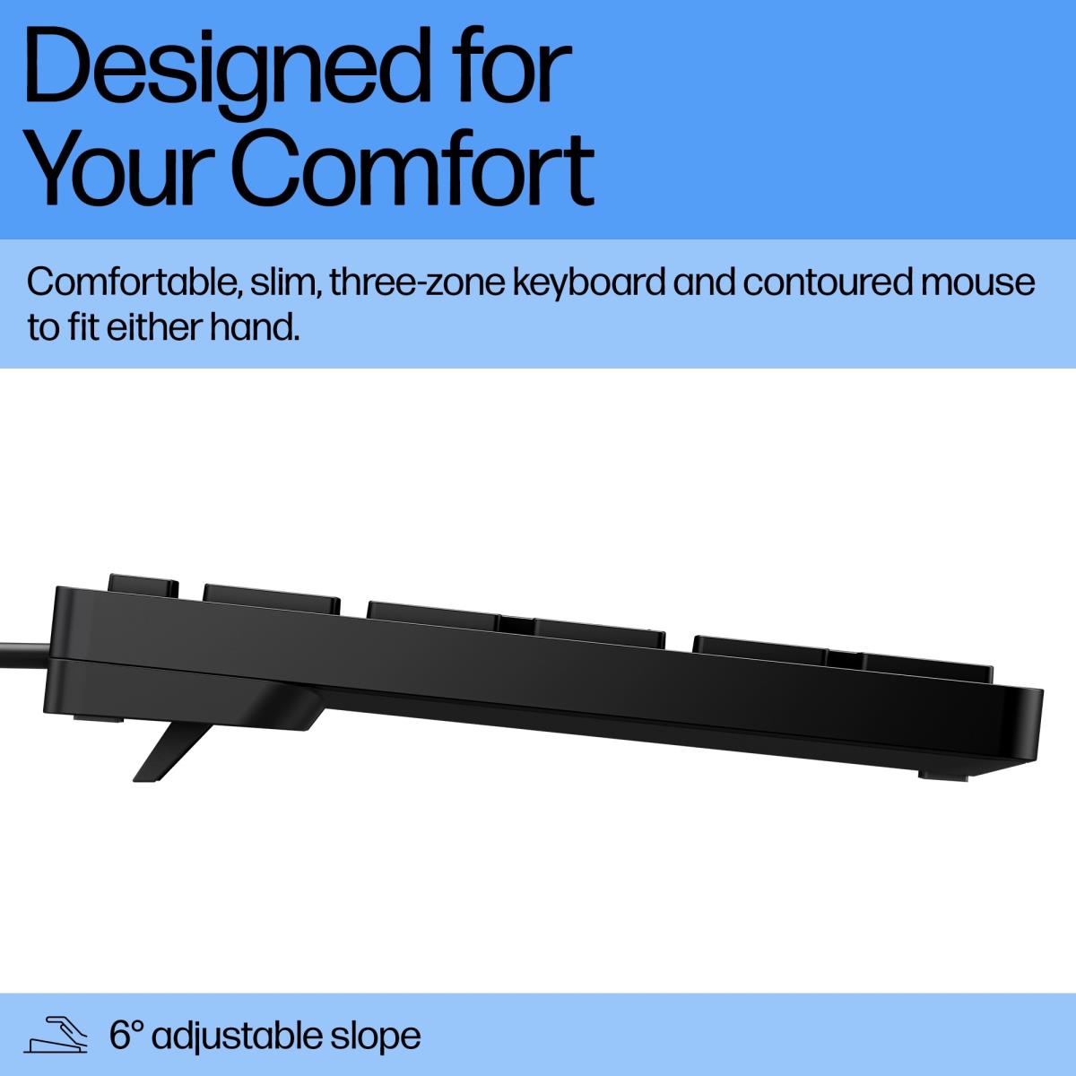 Wired Desktop 320MK Keyboard and Mouse - Nordic