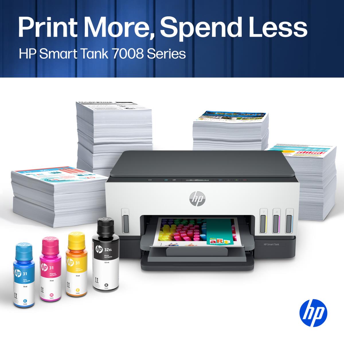 Smart Tank 7008 - All-in-One Printer - Inkjet - A4 - USB / Wi-Fi