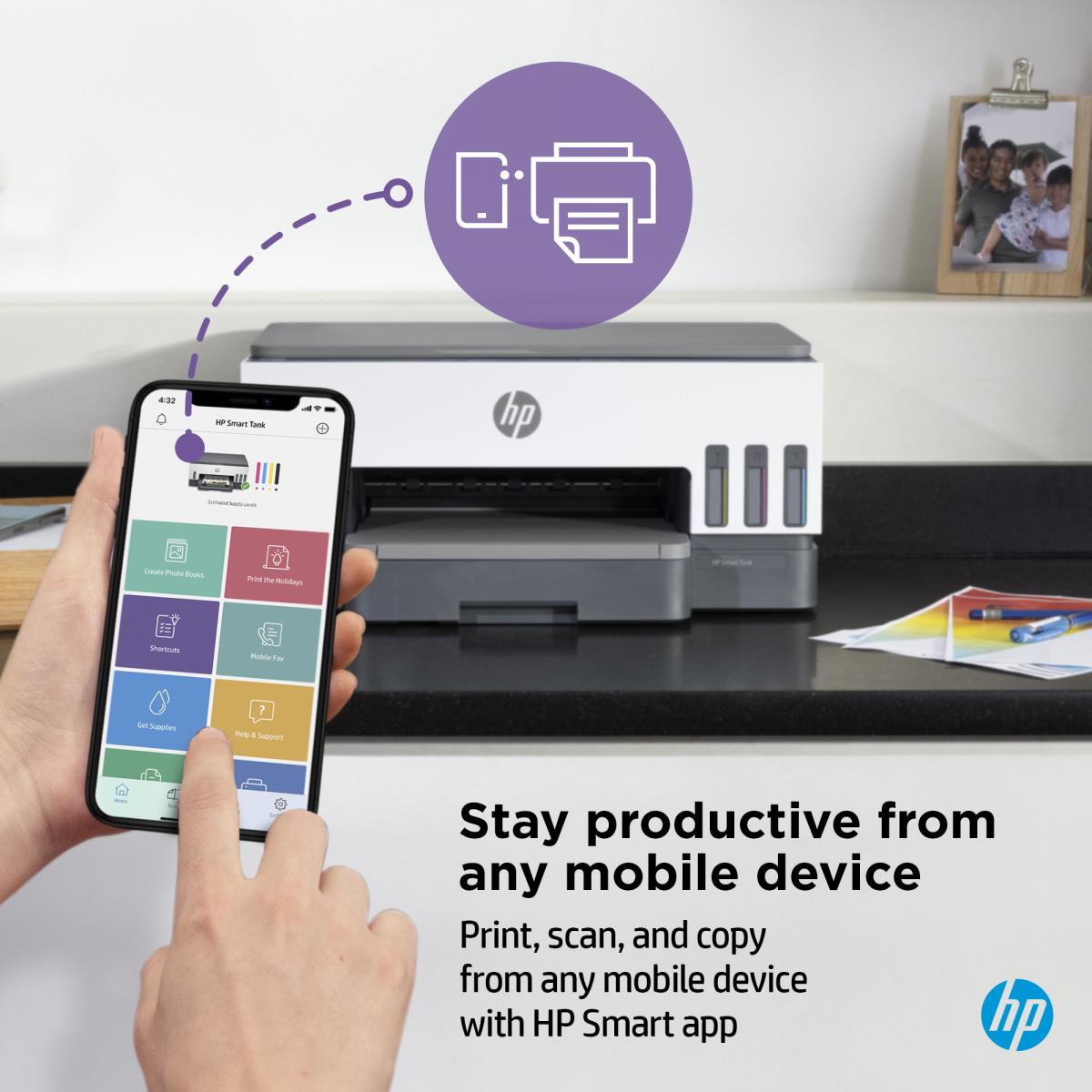 Smart Tank 7008 - All-in-One Printer - Inkjet - A4 - USB / Wi-Fi