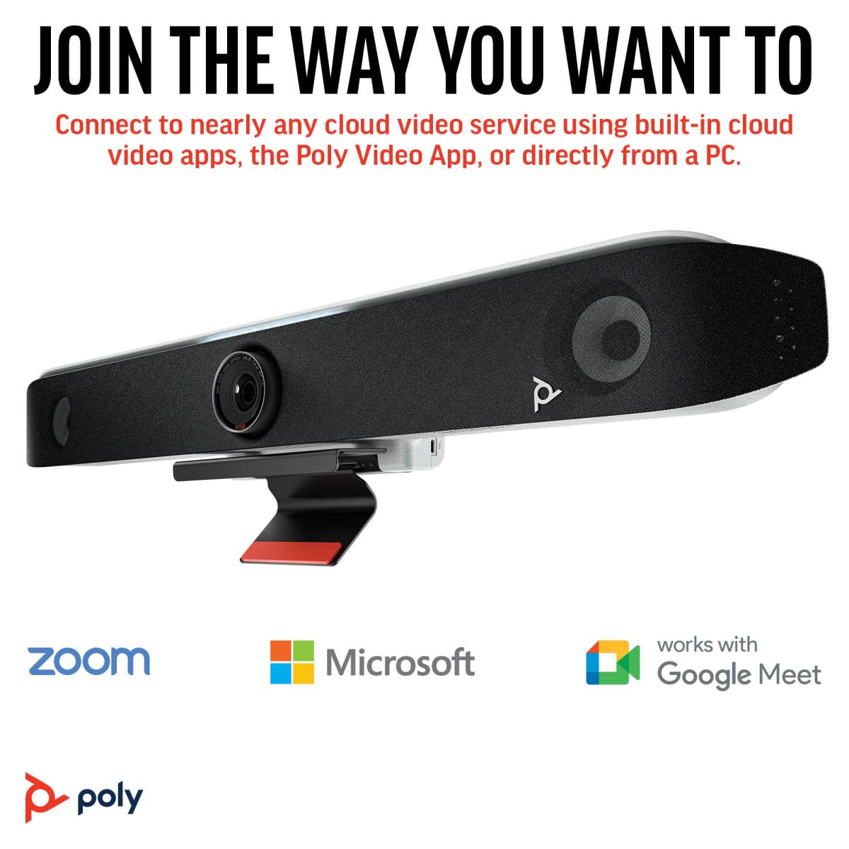 Poly Studio X52 All-In-One Video Bar with TC10 Controller Kit