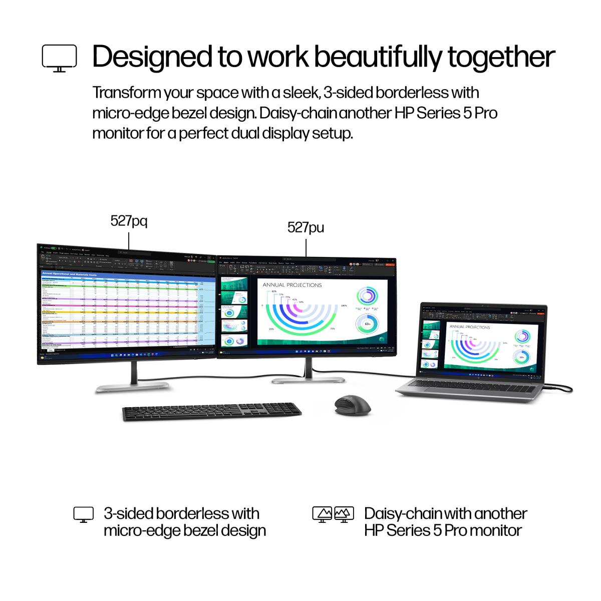 Desktop USB-C Monitor - Series 5 Pro 527pu - 27in - 2560x1440 (QHD)