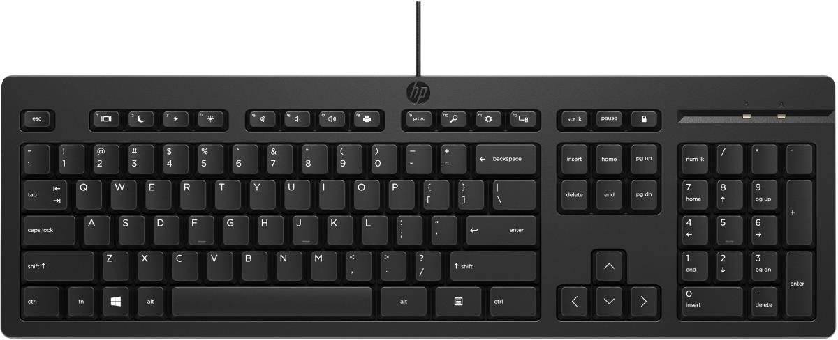 Wired Keyboard 125 - Black - Qwerty Int'l