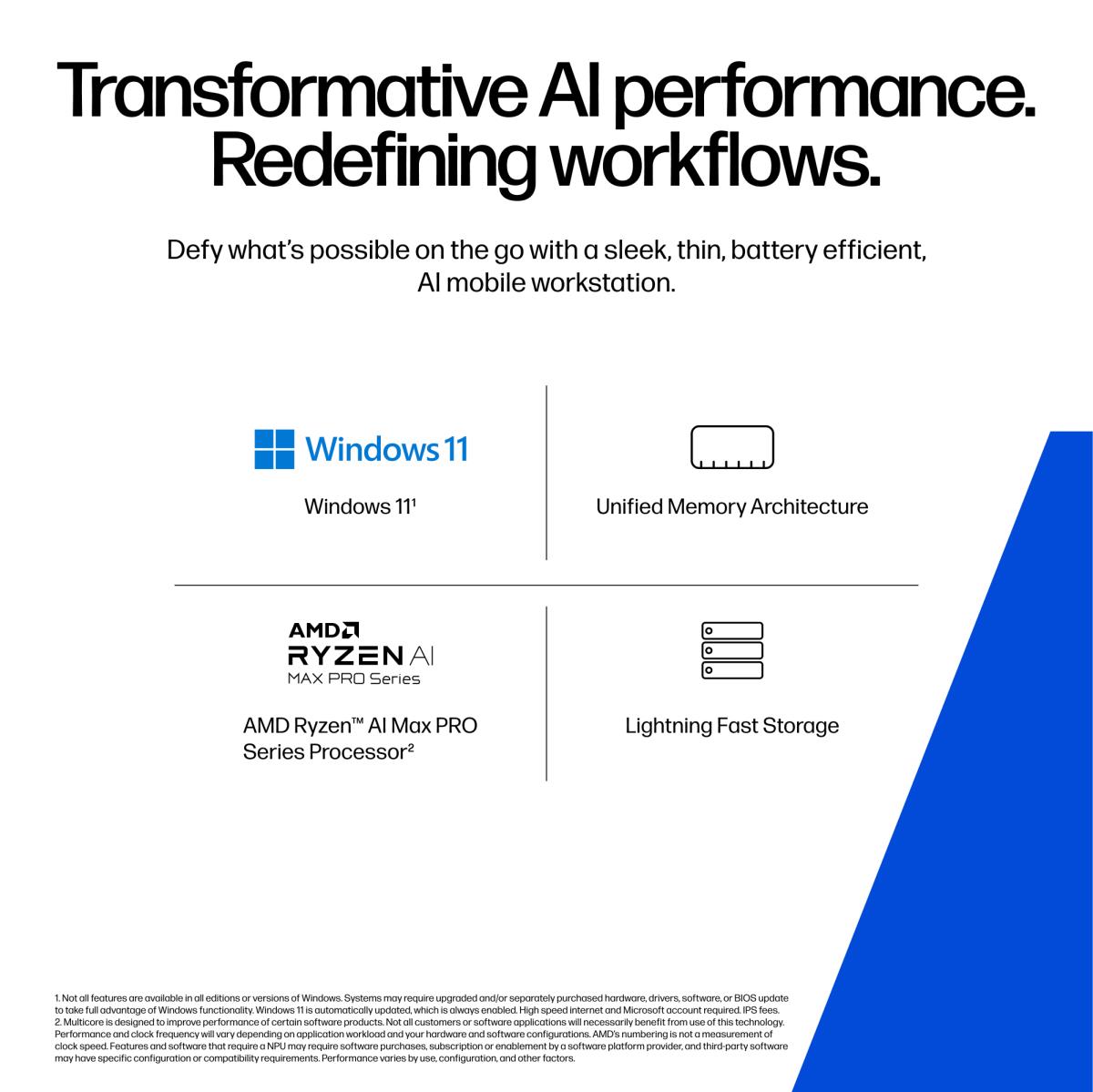 ZBook Ultra G1a - 14in OLED Touchscreen - AI Max+ PRO 395 - 128GB RAM - 2TB SSD - Win11 Pro - Qwerty US/Int'l