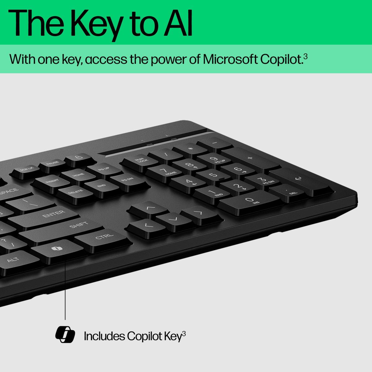 Wired Keyboard 125 - Black - Azerty Belgian - Bulk