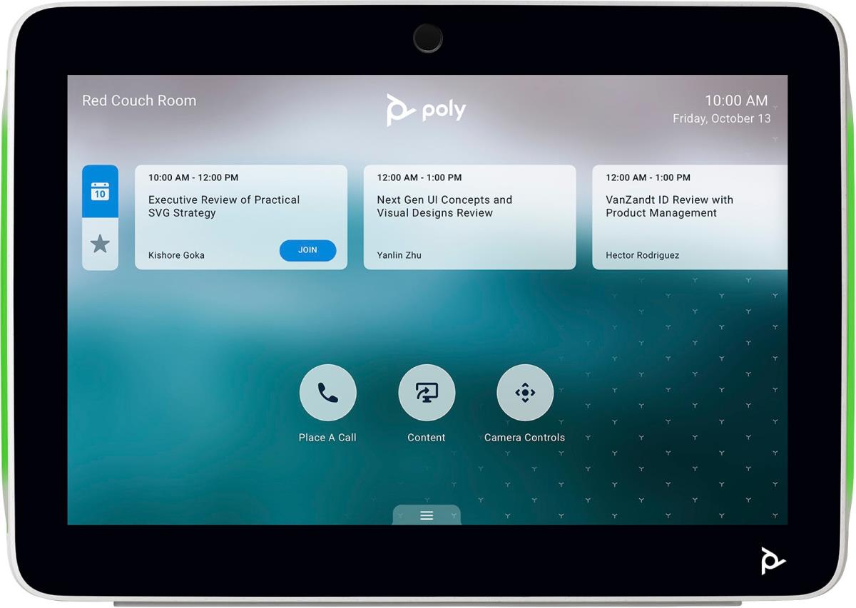 Poly TC10 White Touch Controller No Radio GSA/TAA