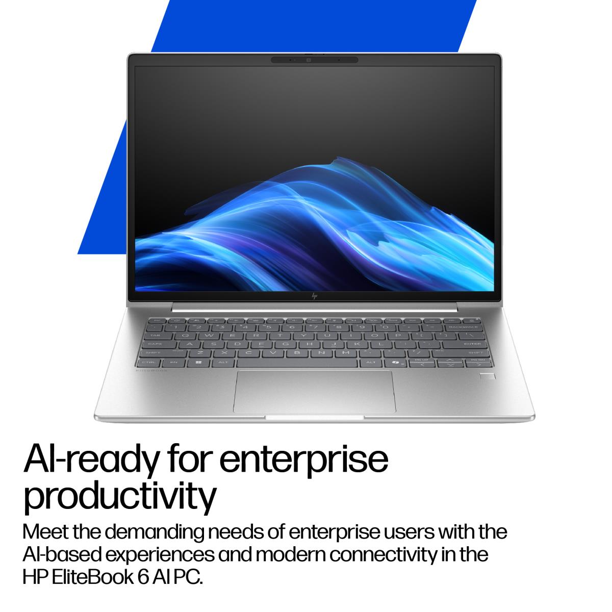 EliteBook 6 G1i AI - 14in - Core Ultra 7 255U - 16GB RAM - 512GB SSD - Win11 Pro - Azerty Belgian