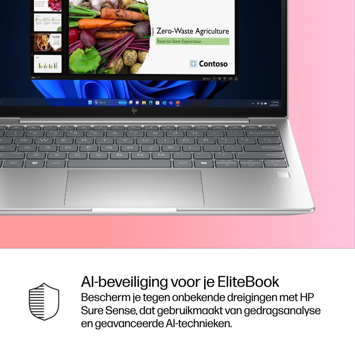 EliteBook 6 G1i AI - 13.3in - Core Ultra 7 255U - 16GB RAM - 512GB SSD - Win11 Pro - Qwerty US/Int'l